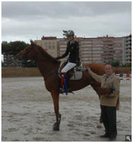 Cristina Buti López, ganadora del Gran Premio CSN*  al Real Club de Polo de Barcelona
